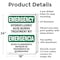 Signmission Safety Culture Sign, 18 in Width, Aluminum, Rectangle, Bilingual OS-2PACK-EM-A-1824-L-10335 - alternate 7